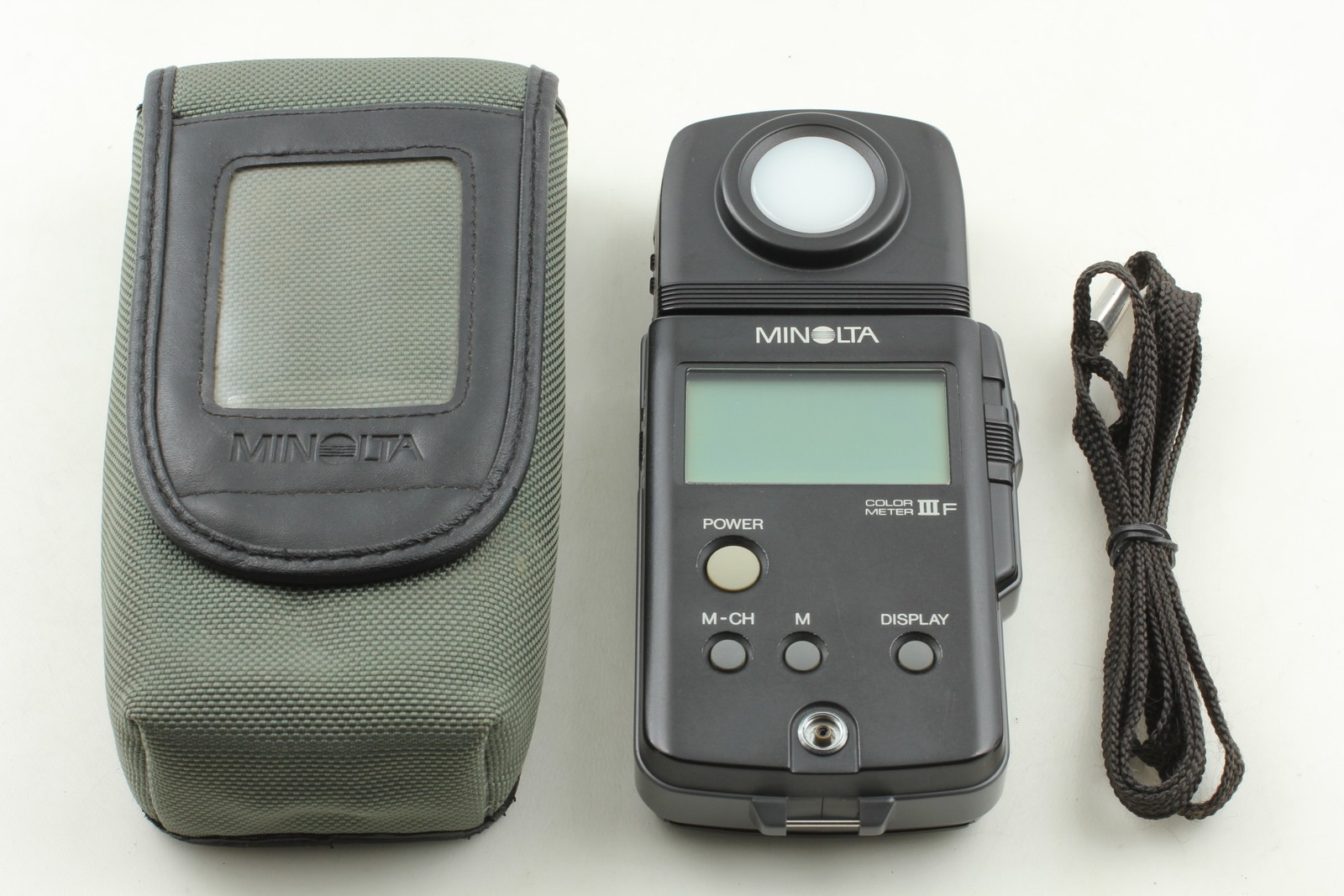 [ Near MINT+ / Case ]  Minolta Color Meter III F Digital Light Meter From JAPAN