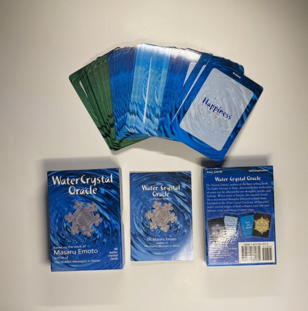 Water Crystal Oracle: Based on the Work of Masaru Emoto 2004 Deck & Book 48 Card