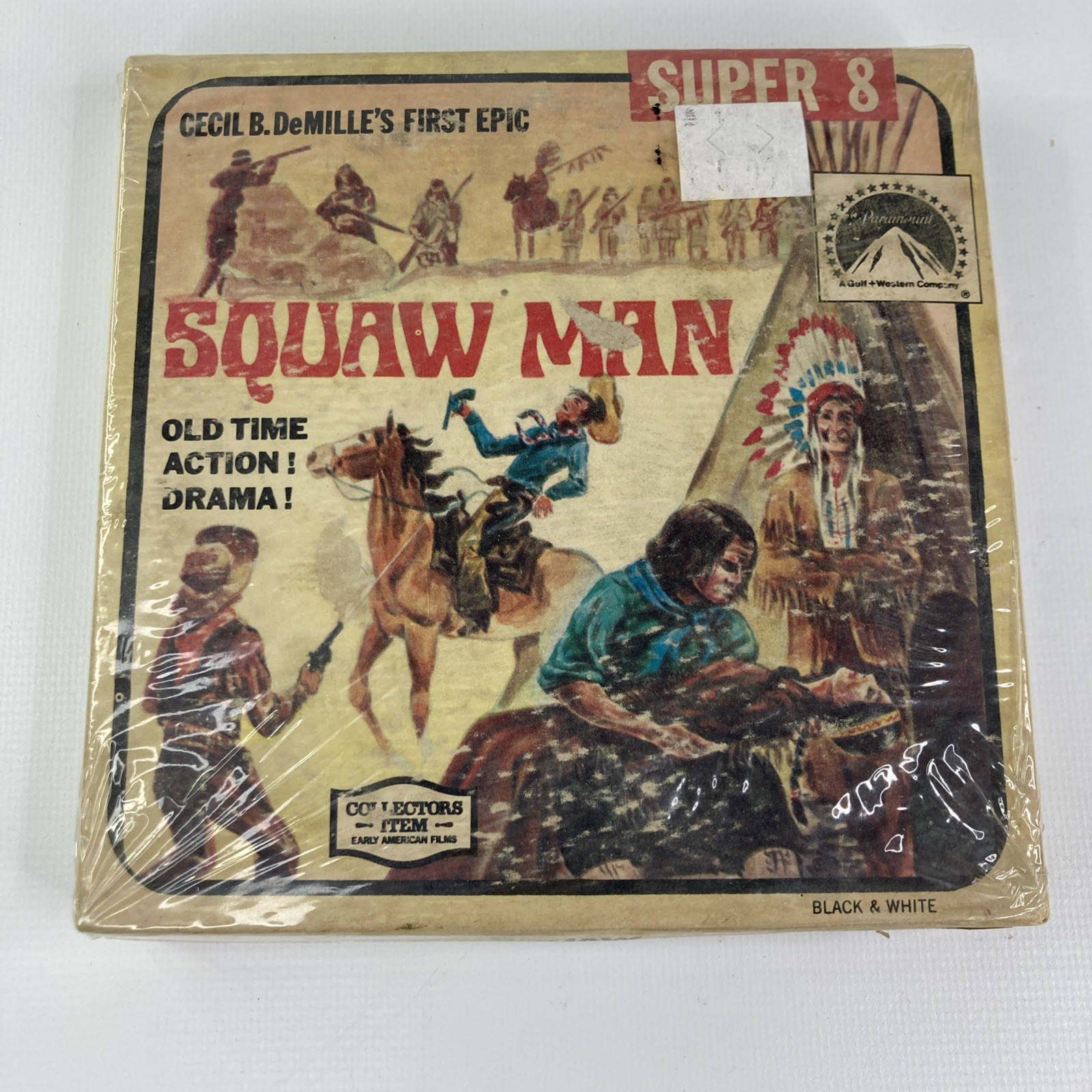 Squaw Man Super 8 Film  Cecil B. DeMille Paramount Ken Films SEALED
