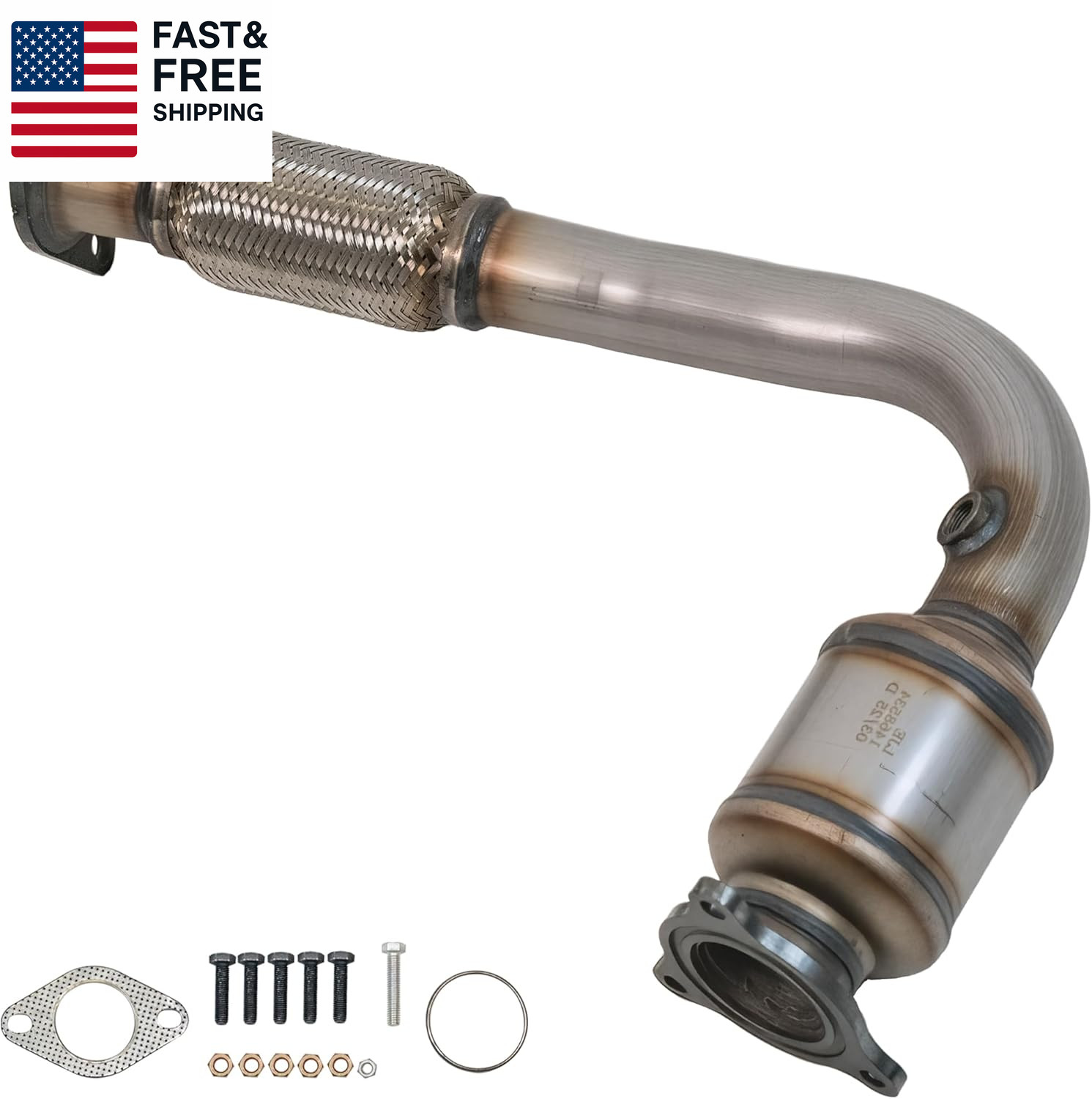 Front Catalytic Converter Compatible with Chevrolet Equinox 2010–2014, GMC Terr