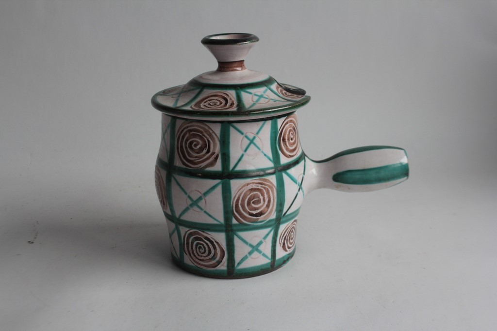 Robert PICAULT ceramic covered pot, Vallauris (62524)