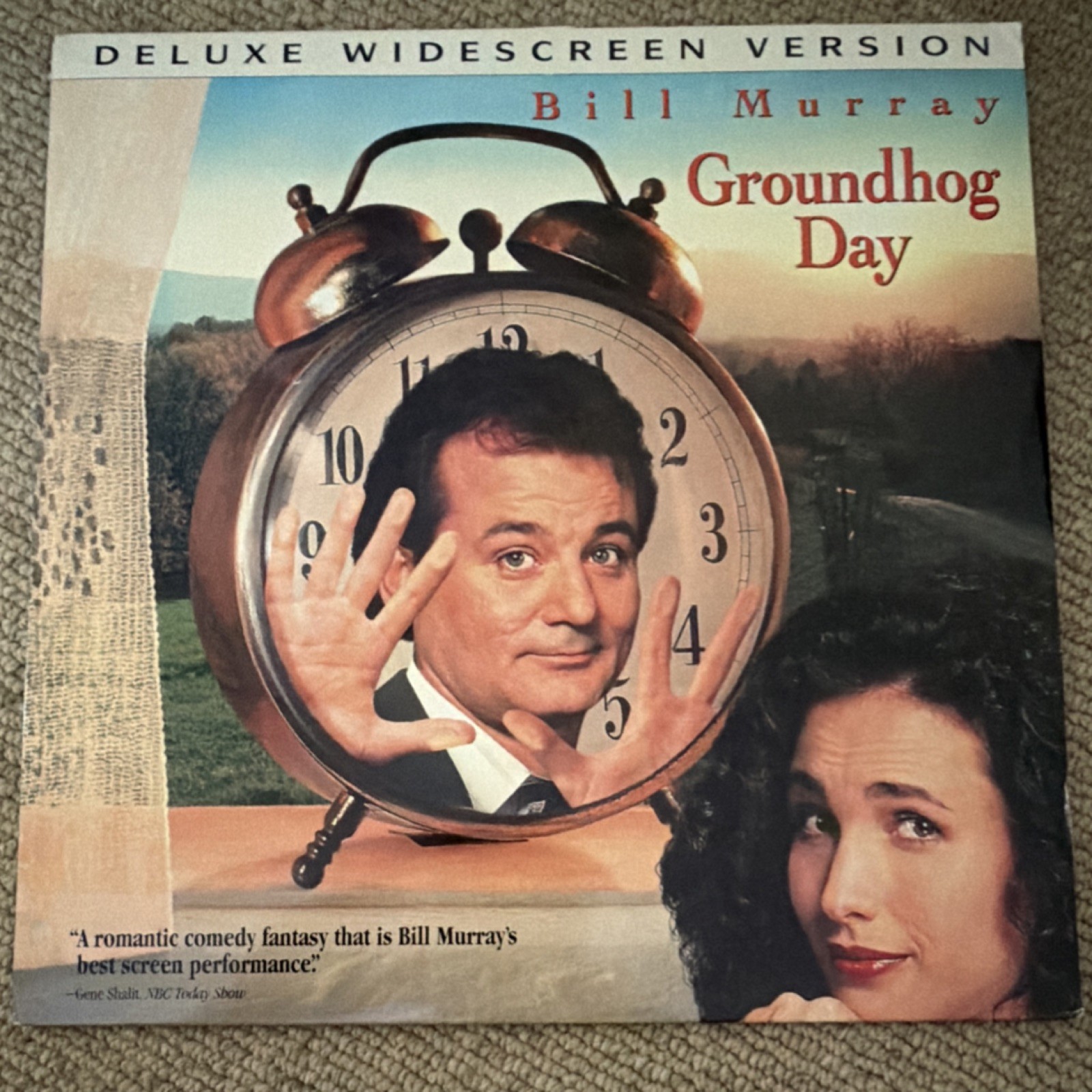 Groundhog Day LaserDisc Deluxe Widescreen Bill Murray Harold Ramis 1993
