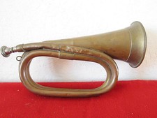 VINTAGE, MILITARY CAVALRY, BRASS BUGLE