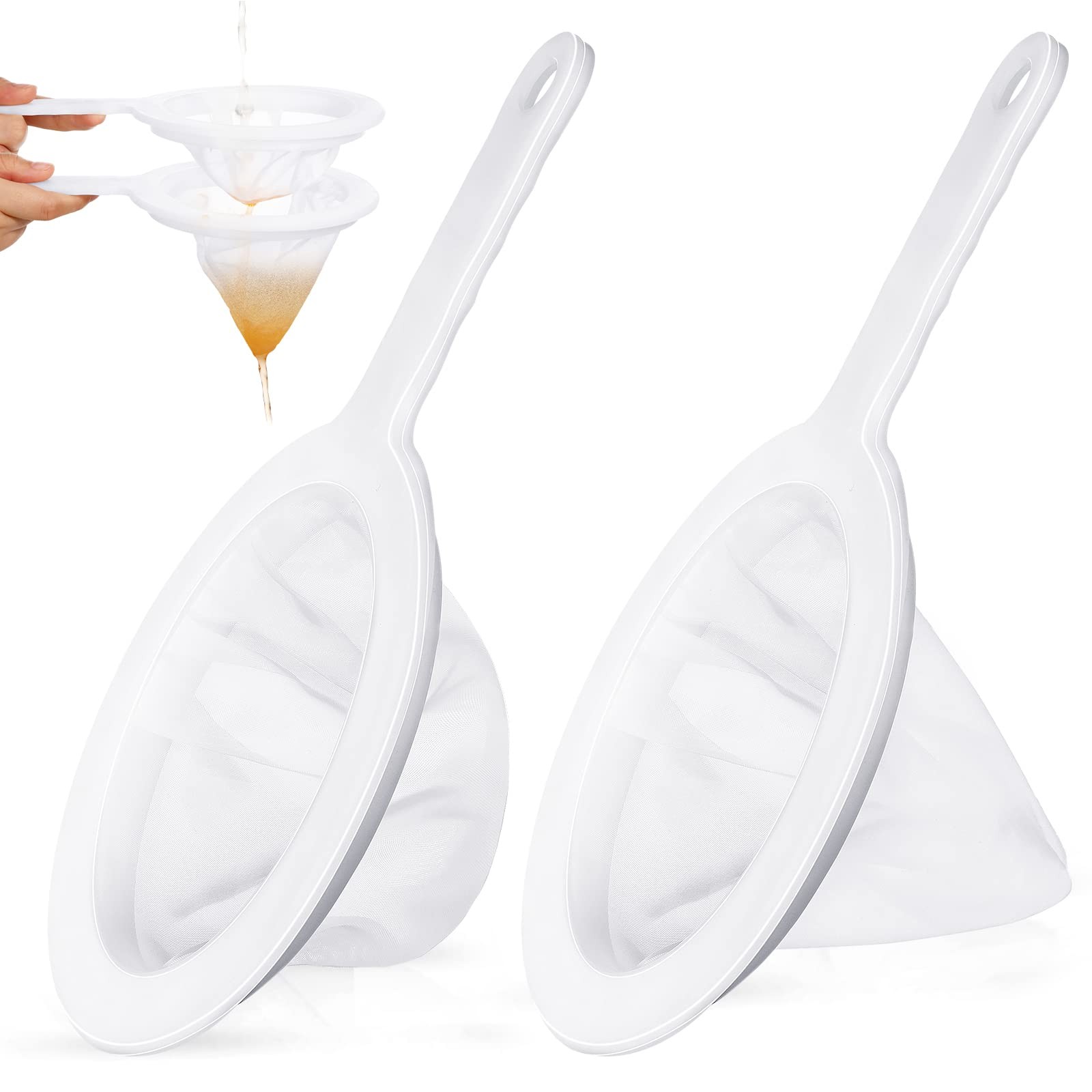 Baby Shrimp Net Sieve 80/200 Mesh for Aquarium Fry Hatchery and Brine Eggs