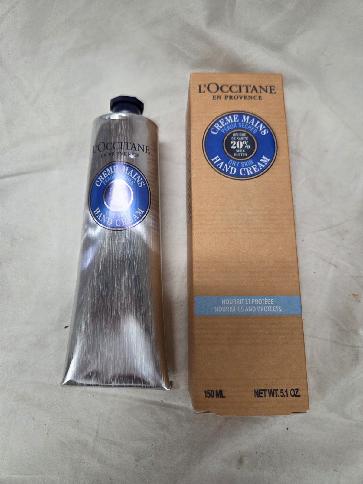 L'Occitane 20% Shea Butter Dry Skin Hand Cream 150ml/5.1fl.oz. New In Box