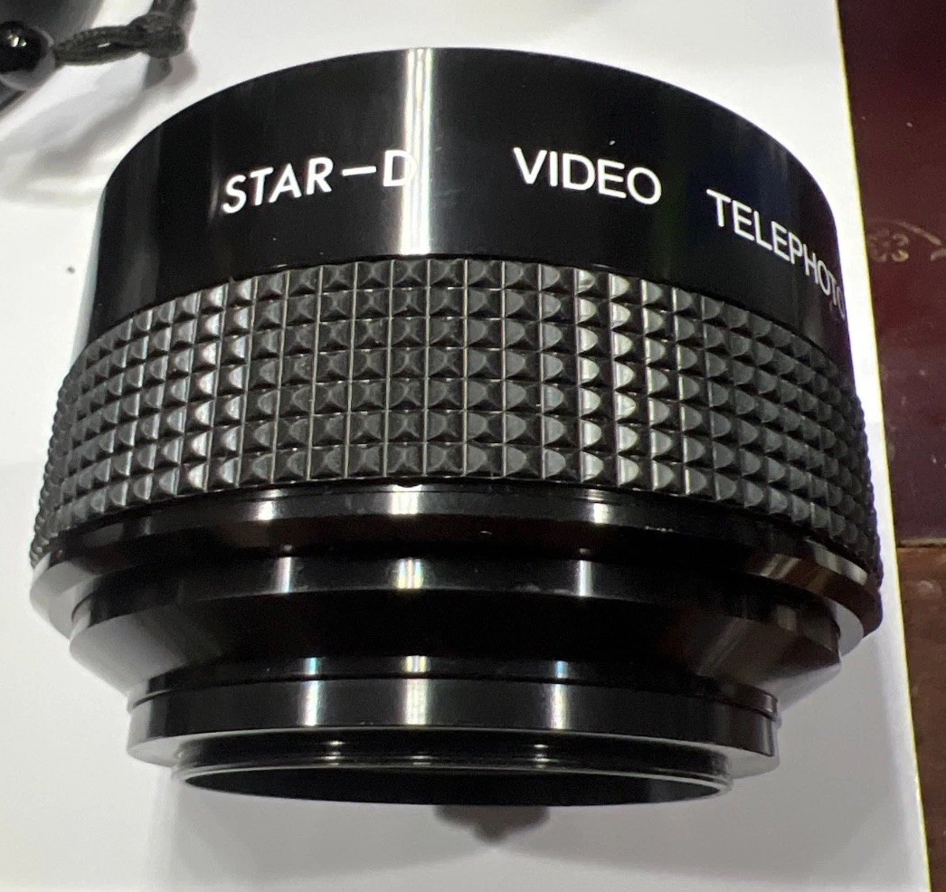 Star-D Video Telephoto 2.0x Hi Resolution  Lens Japan MIJ
