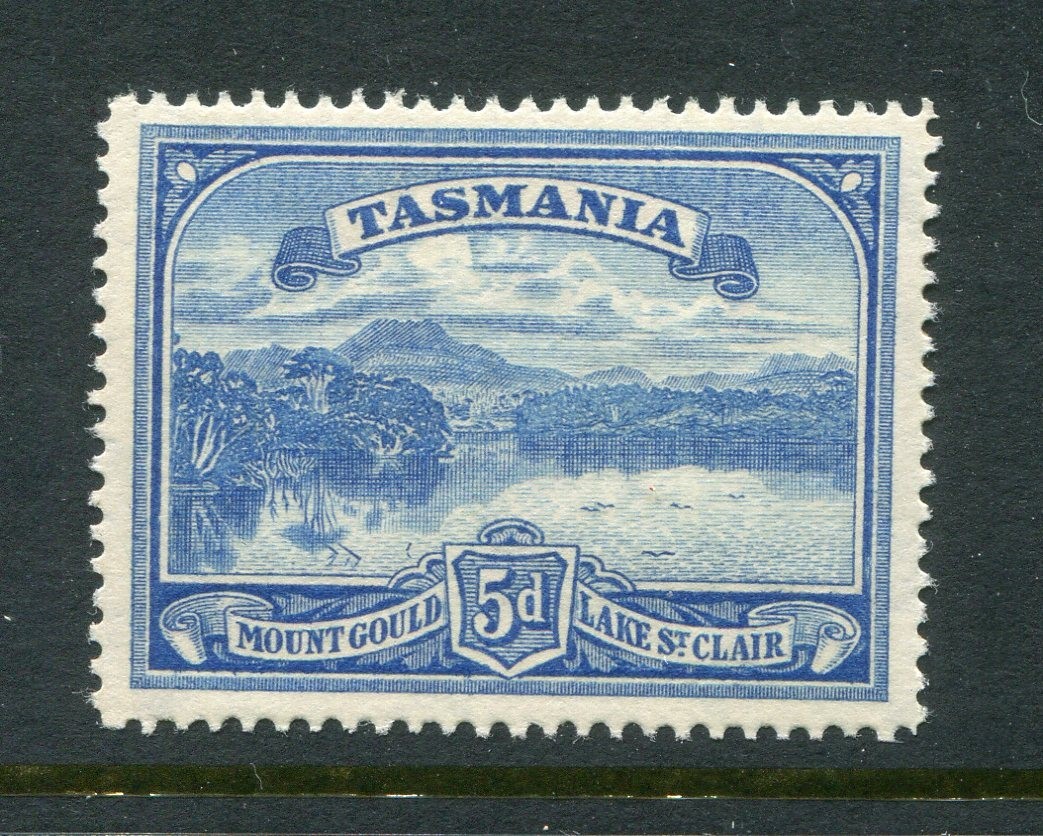 Tasmania #92 Mt. Gould Lake St Clair 5 P. [Mint Hinged] 