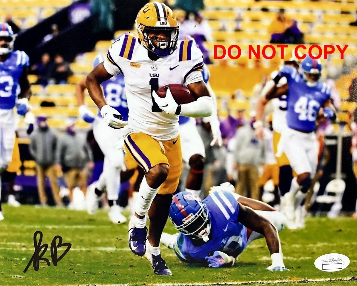 Kayshon Boutte LSU TIGERS Signed Autographed REPRINT 8x10 Photo RP