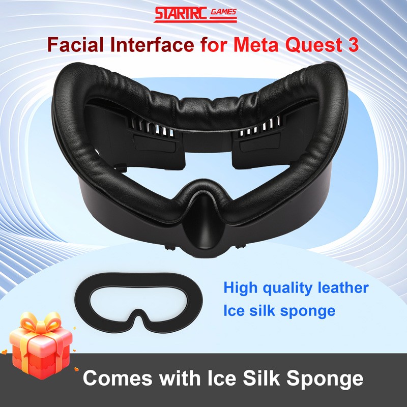 VR Glasses Replacement Comfort Eyecups Sponge Cushion For Meta Quest 3 VR