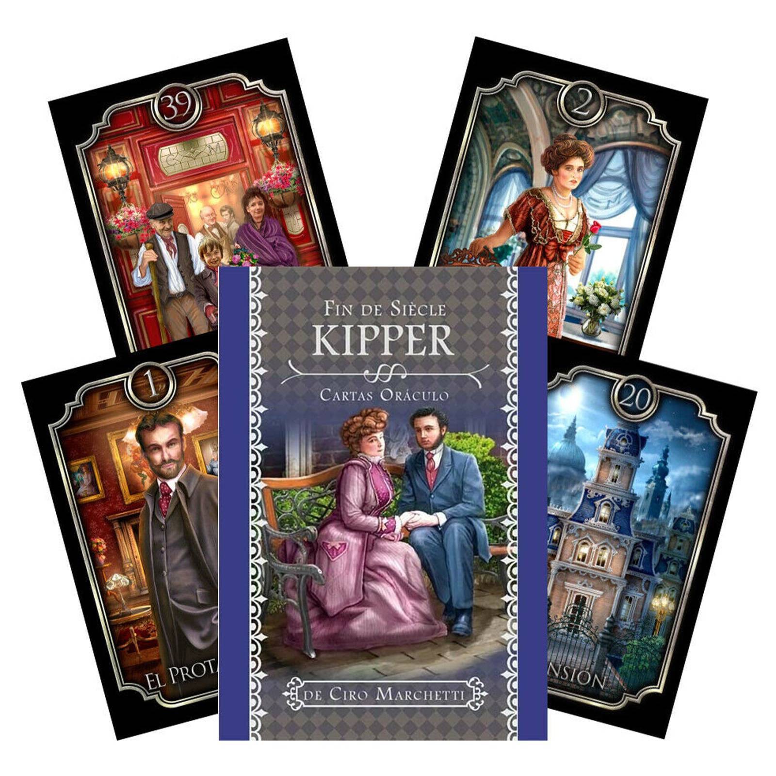 Fin De Siècle Kipper Oracle Cards Deck Ciro Marchetti Spanish Edition Agm NEW