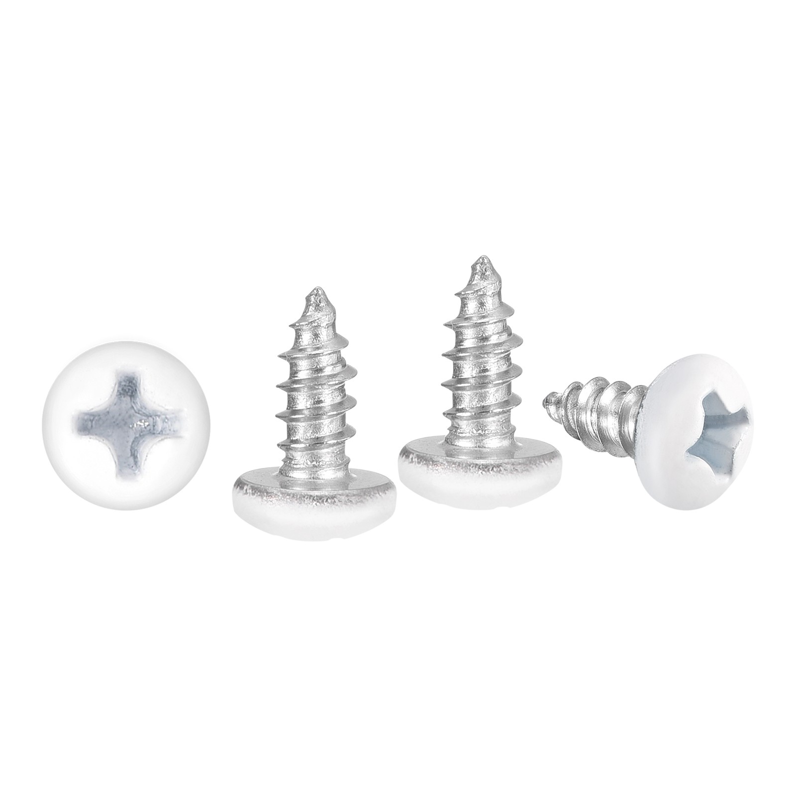 Pan Head Self Tapping Screws(M3x6) 100Pcs, Blue White