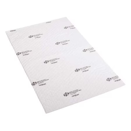 Pig Mat4304 Sorbent Pad, 2 13/16 Gal, 28 In X 48 1/2 In, Oil, White, 3 Pk