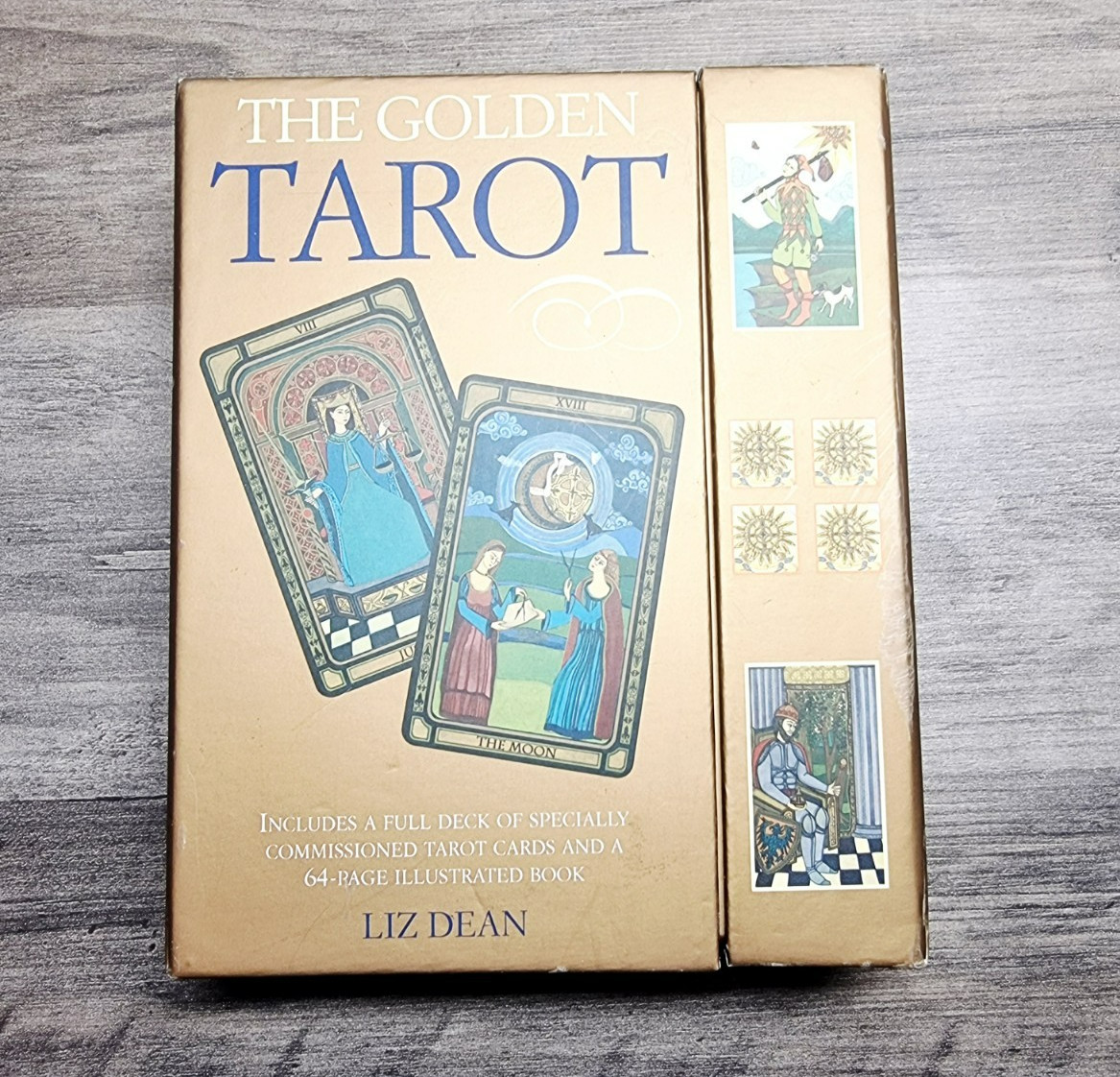 THE GOLDEN TAROT BOXED SET BY LIZ DEAN