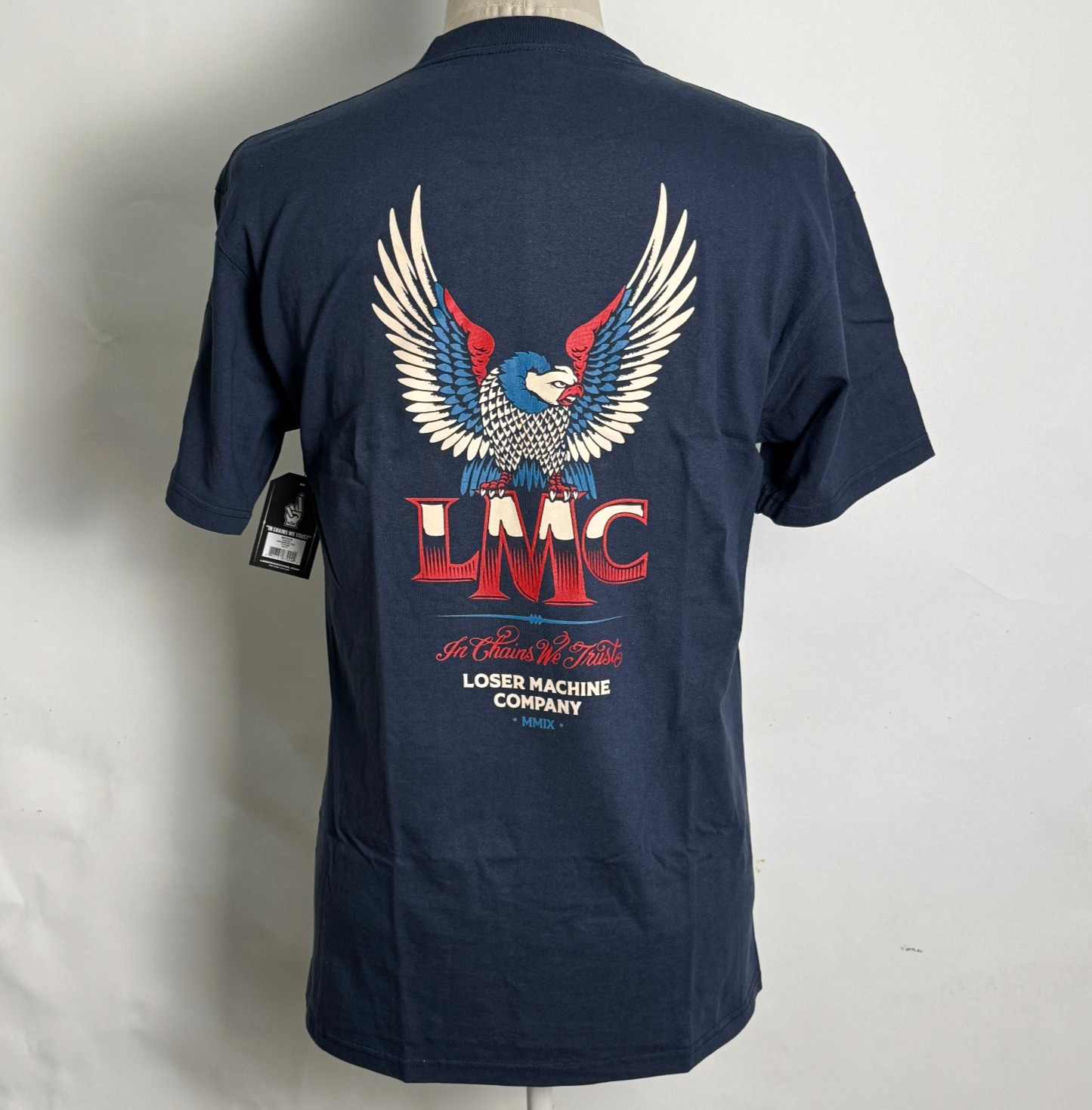 Loser Machine Men's T-Shirt Grandeur Navy Blue Size 3XL NWT