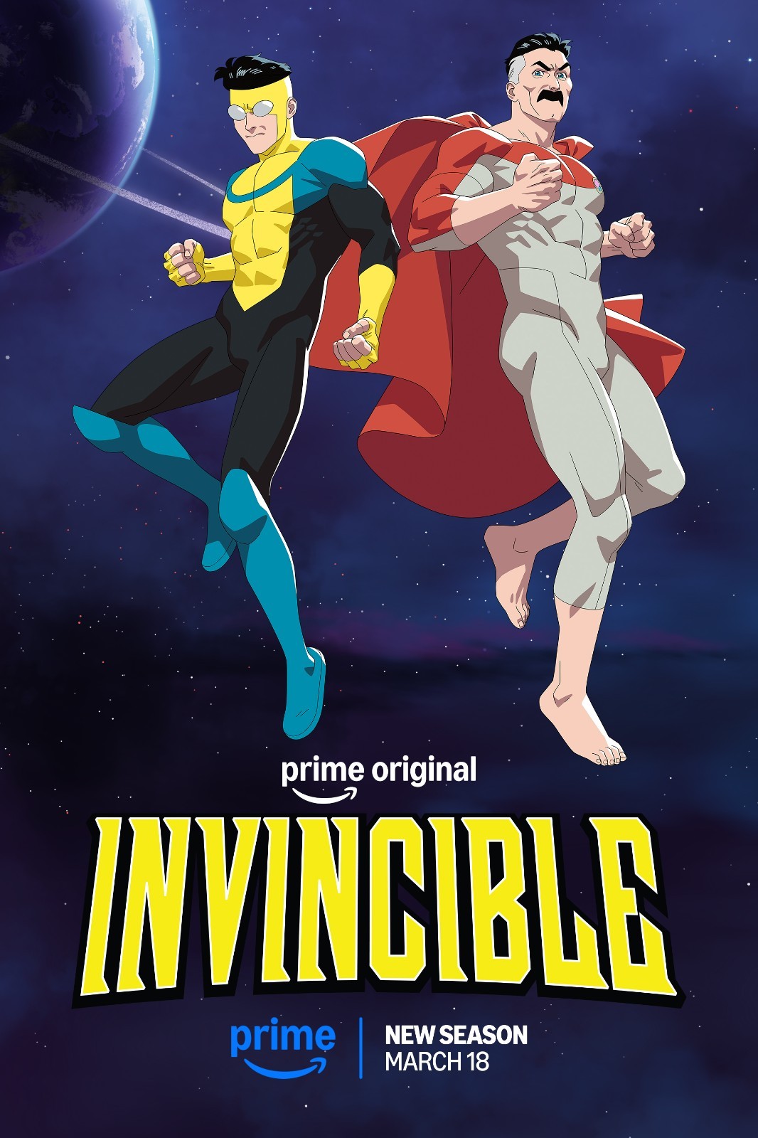 Free Same Day Shipping INVINCIBLE Season 4 Borderless 11x17 Poster
