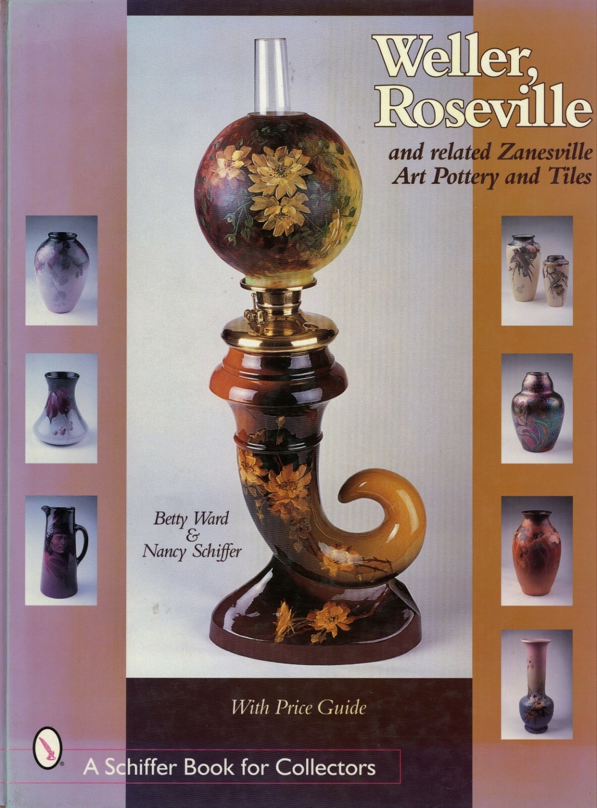 Weller Roseville Zanesville Art Pottery and Tiles /  Book + Values