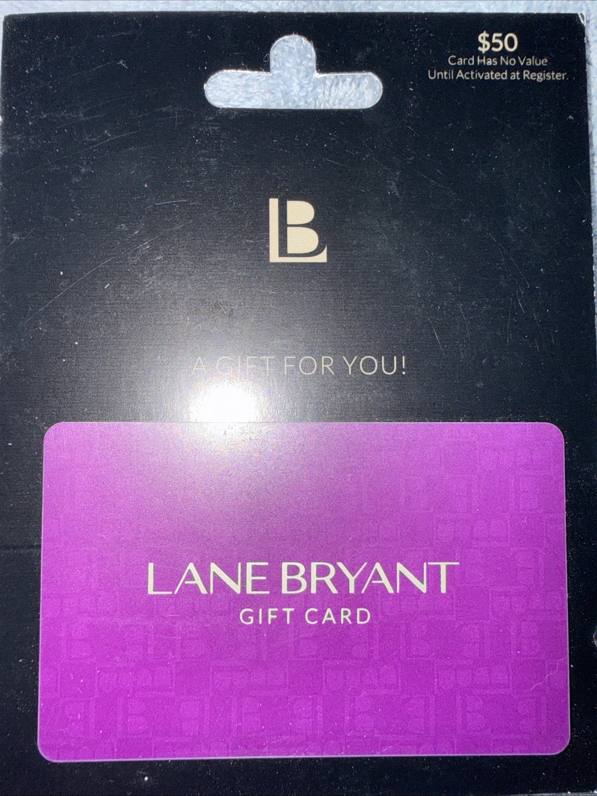 New $50.00 Lane Bryant Gift Card