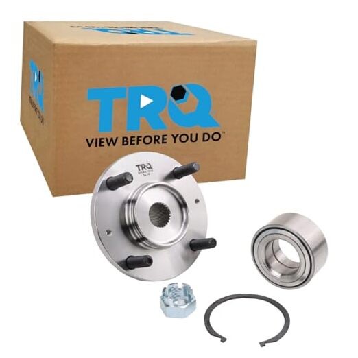  Front Driver Side Passenger Side Wheel Bearing & Hub Kit with ABS Sensor 