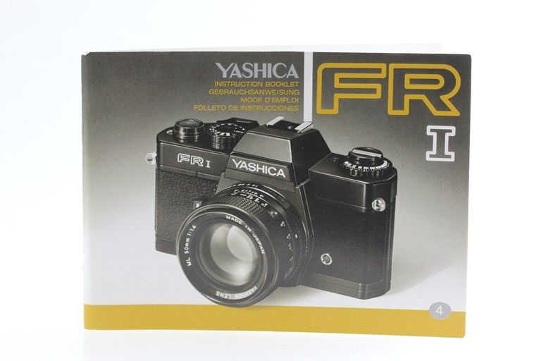 Manual Yashica For I, 1 Fri FR1 Fr-I FR-1