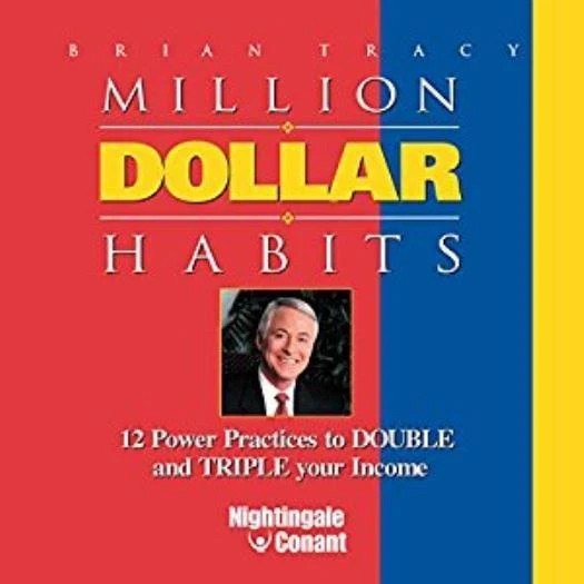Brian Tracy Million Dollar Habits, 6 CD set, 12 Power practices to 2x-3x Income