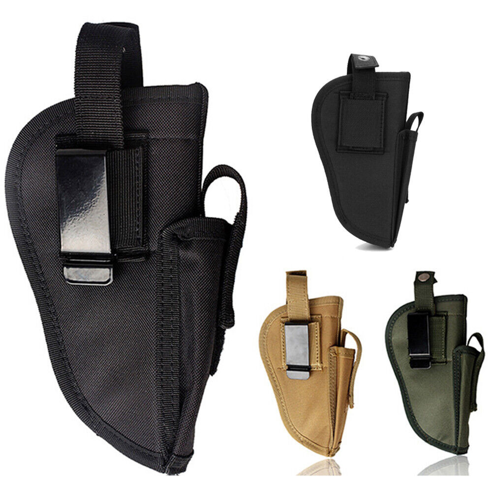 Tactical Gun Holster Metal Clip Left Right Universal Concealed Carry Holsters