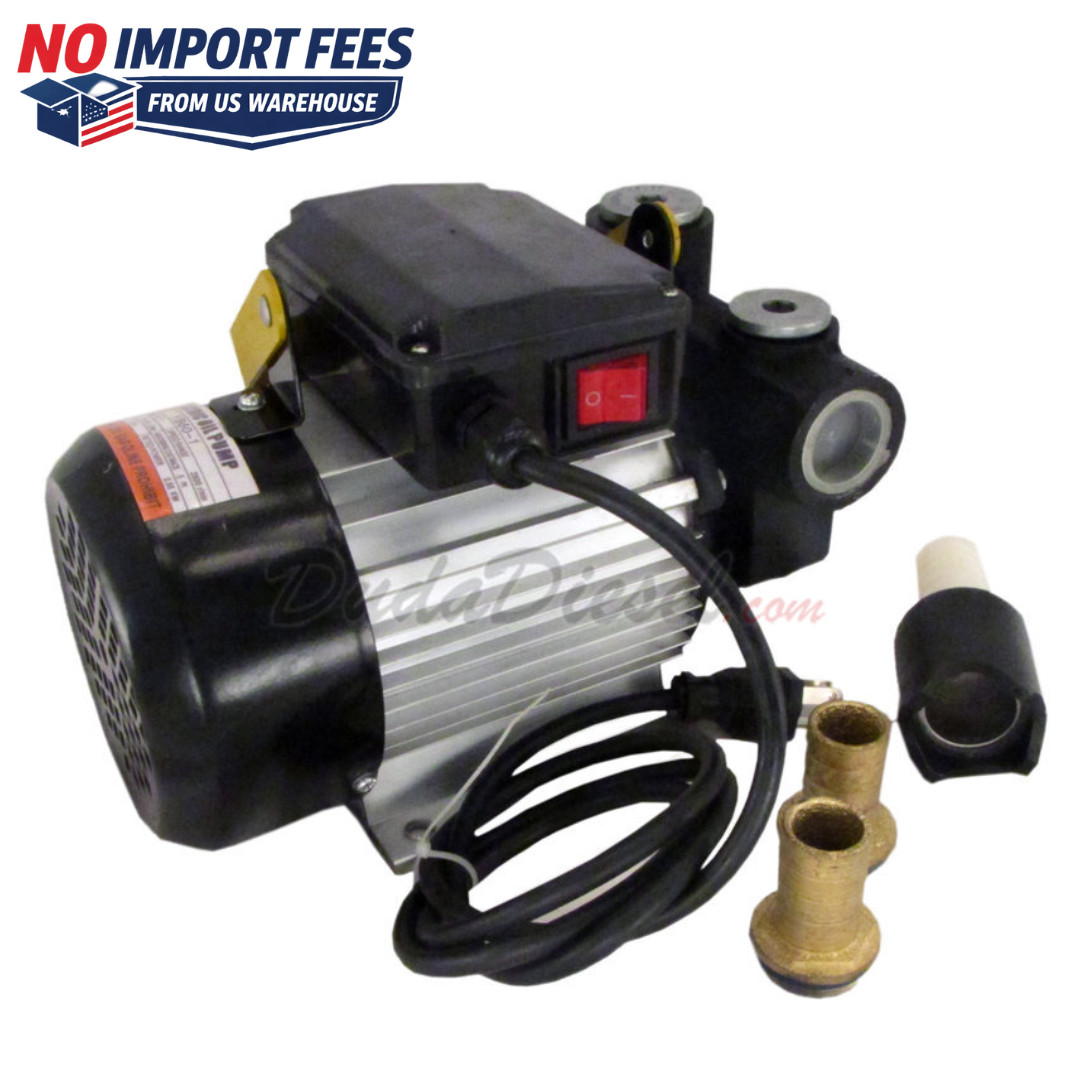 60 Series Diesel Fuel Transfer Pump 110V 15.8 GPM 1" Ports Biodiesel Kerosene Vi