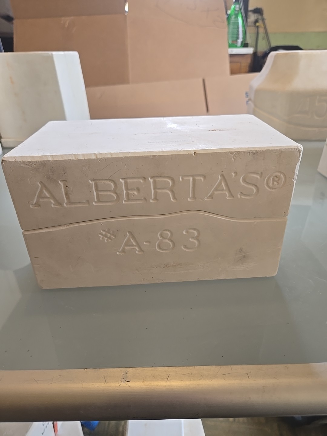 Vintage Alberta’s Ceramic Casting Mold Cat In Shoes A-83