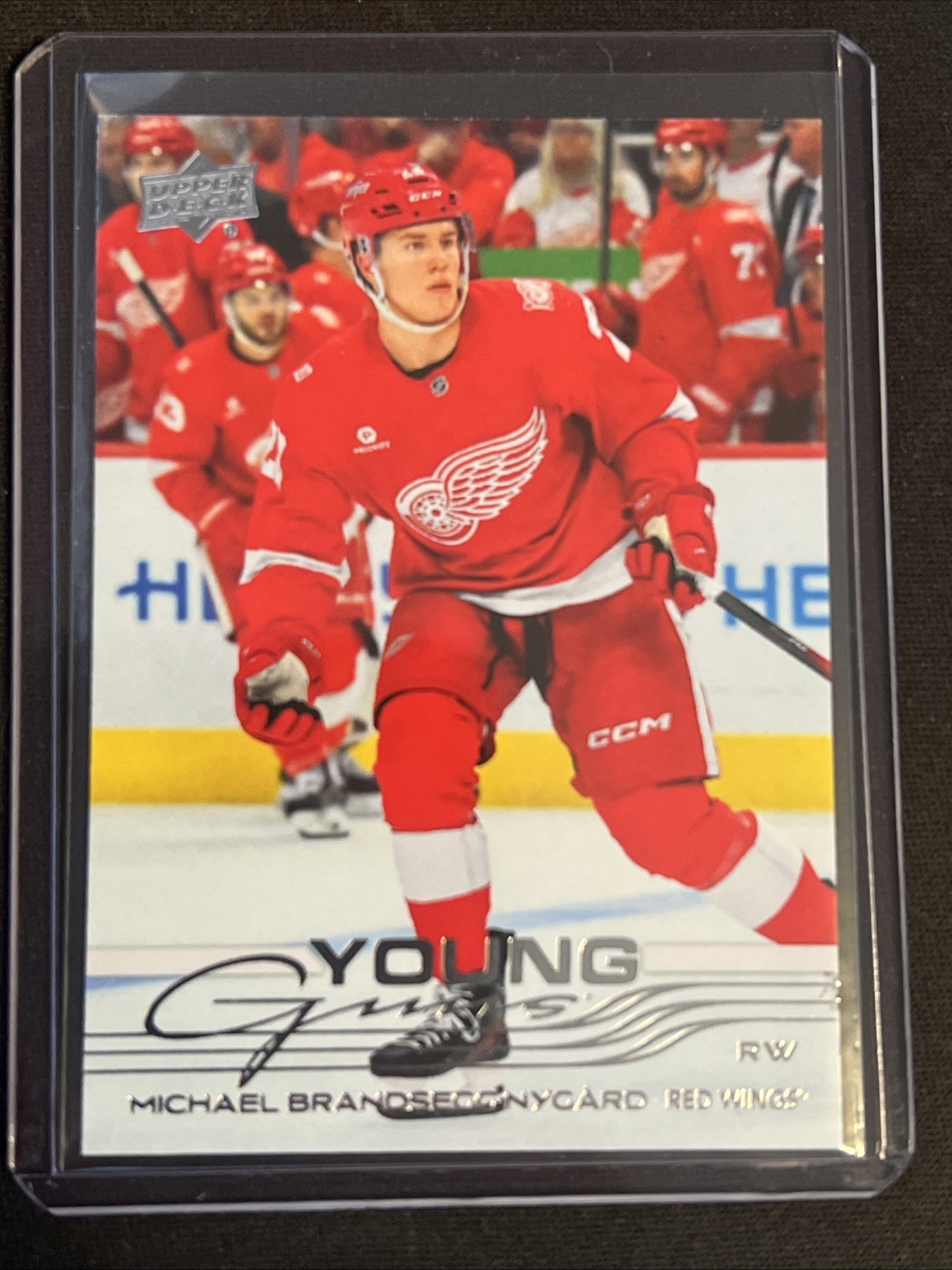2025-26 UD Series2 Young Guns Michael Brandsegg -Nygard Detroit Red Wings Rookie