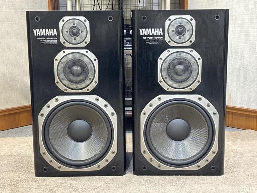 YAMAHA NS-700X Speaker System Pair set Bass Reflex Audio Equipment Japan Working