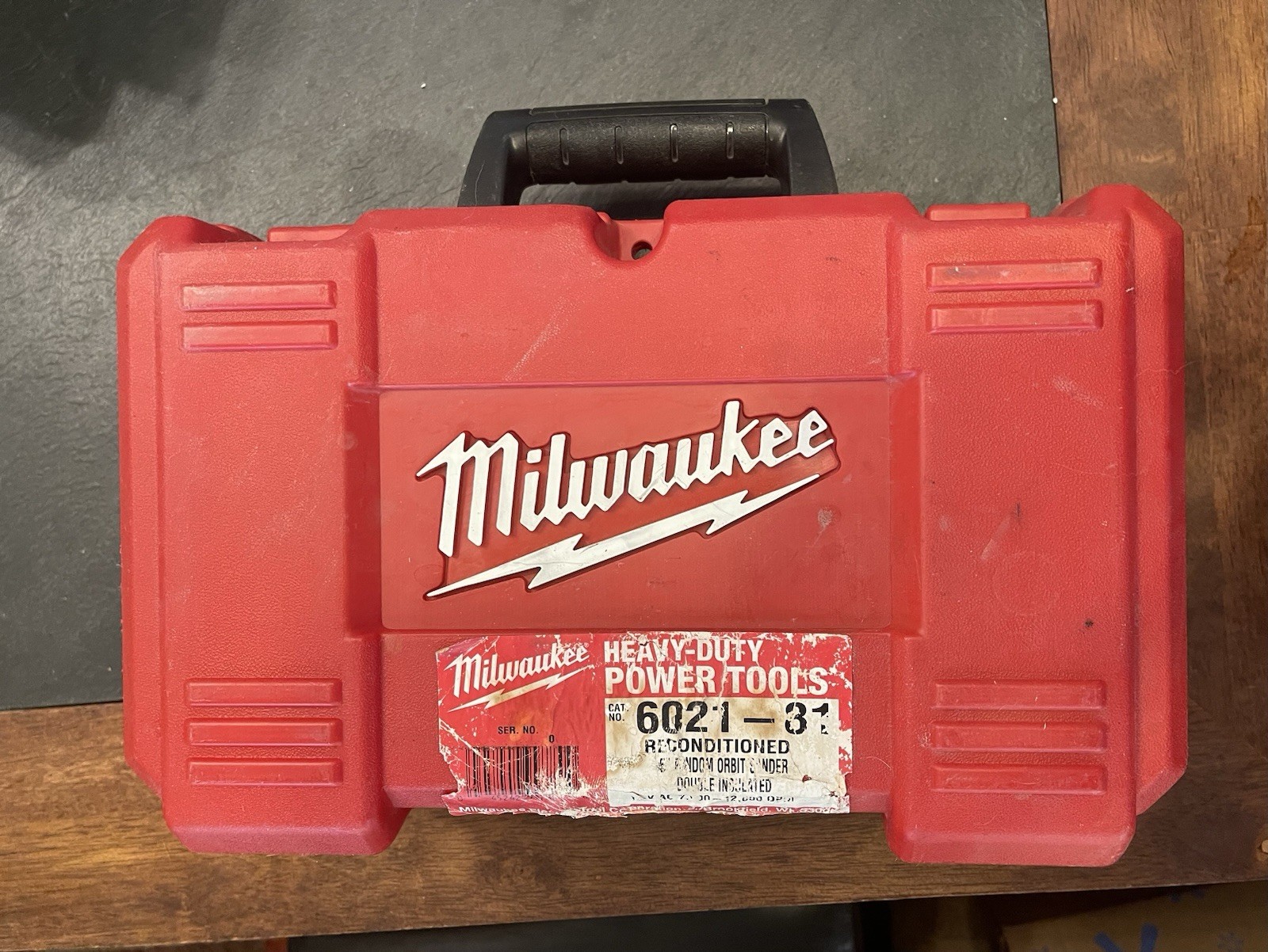 Milwaukee Orbital Sander 6021-31 Red Box / Carrying Case ONLY