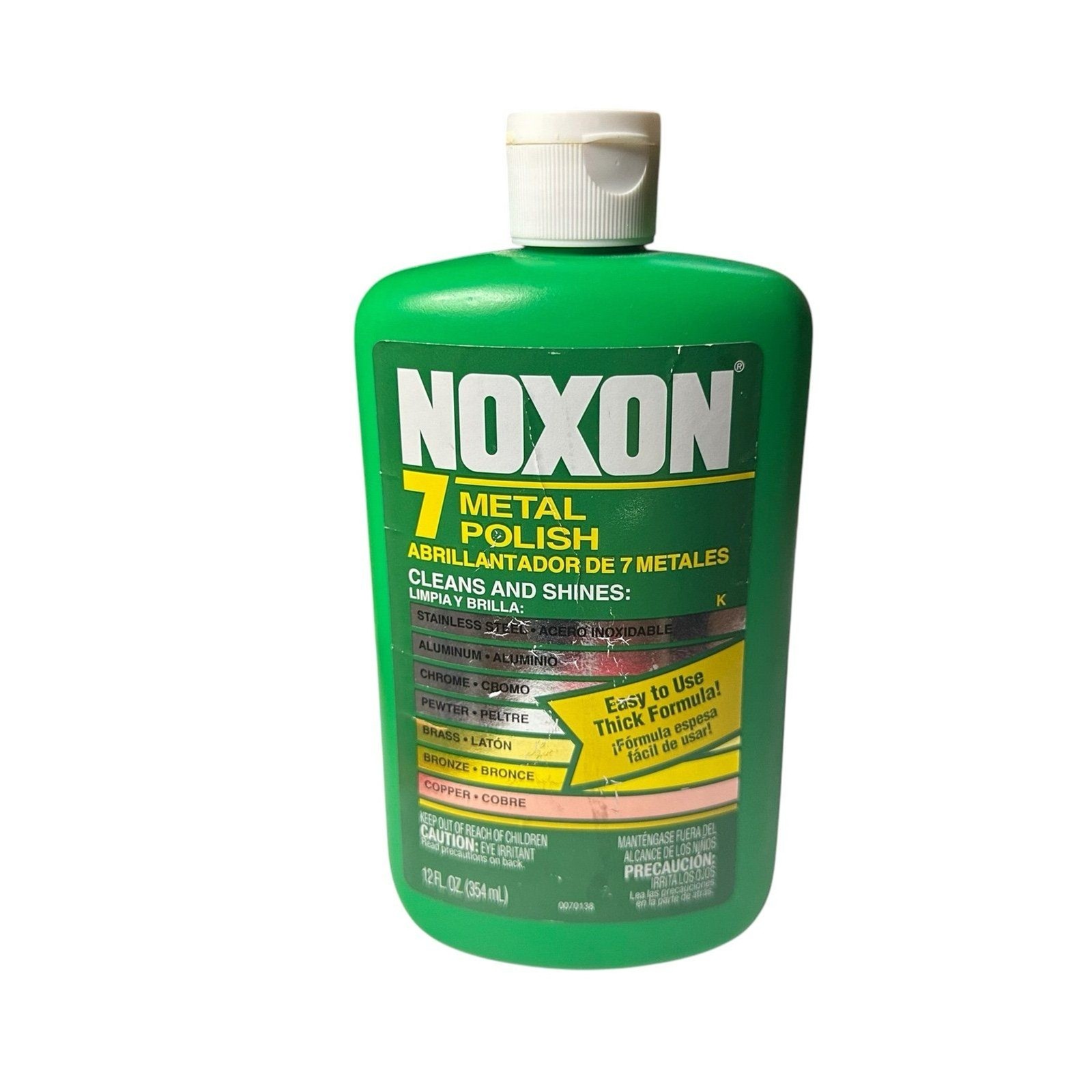 NOXON Multi-Purpose 7 Metal Polish Liquid 12 Oz HTF DISCONTINUED NOS 90% Full