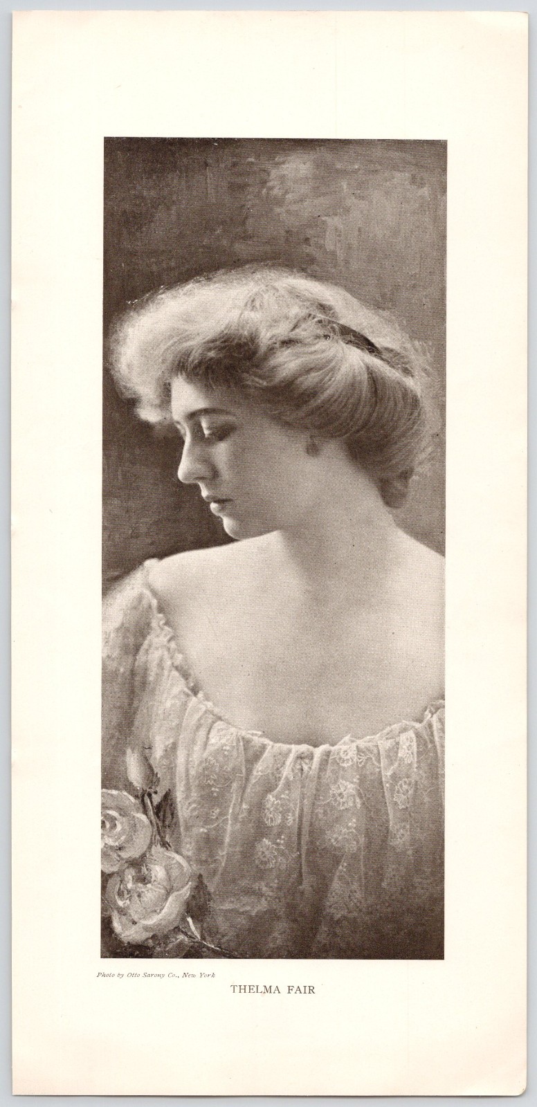 1905 Thelma Fair Stage & Silent Film Actress McIntosh Burr Print