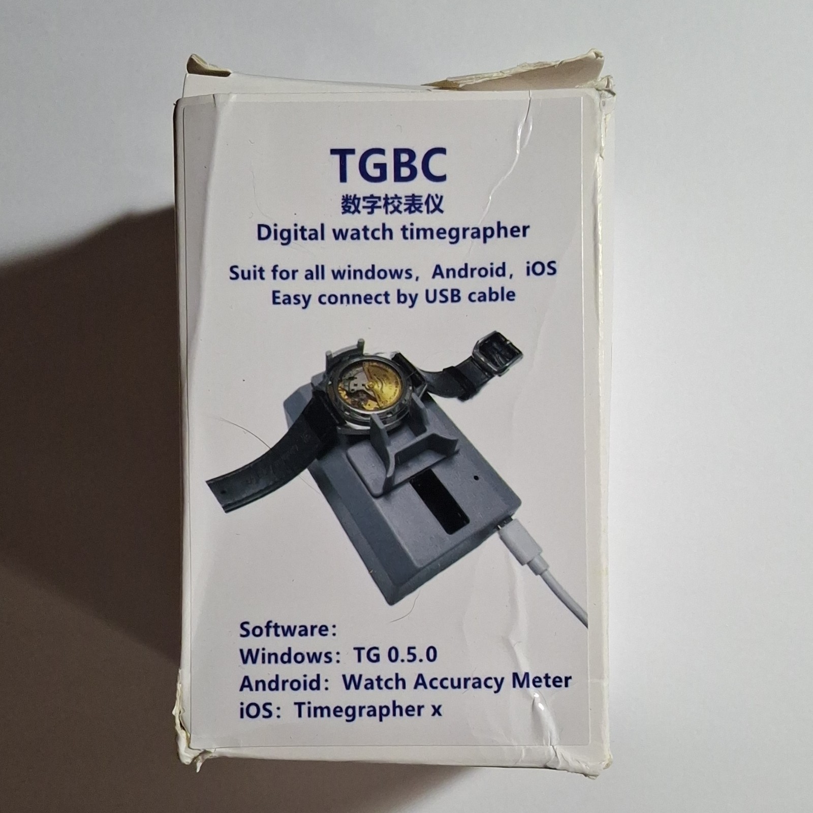 TGBC Digital Watch Timegrapher Model TGBC D238900000 B23-46-03