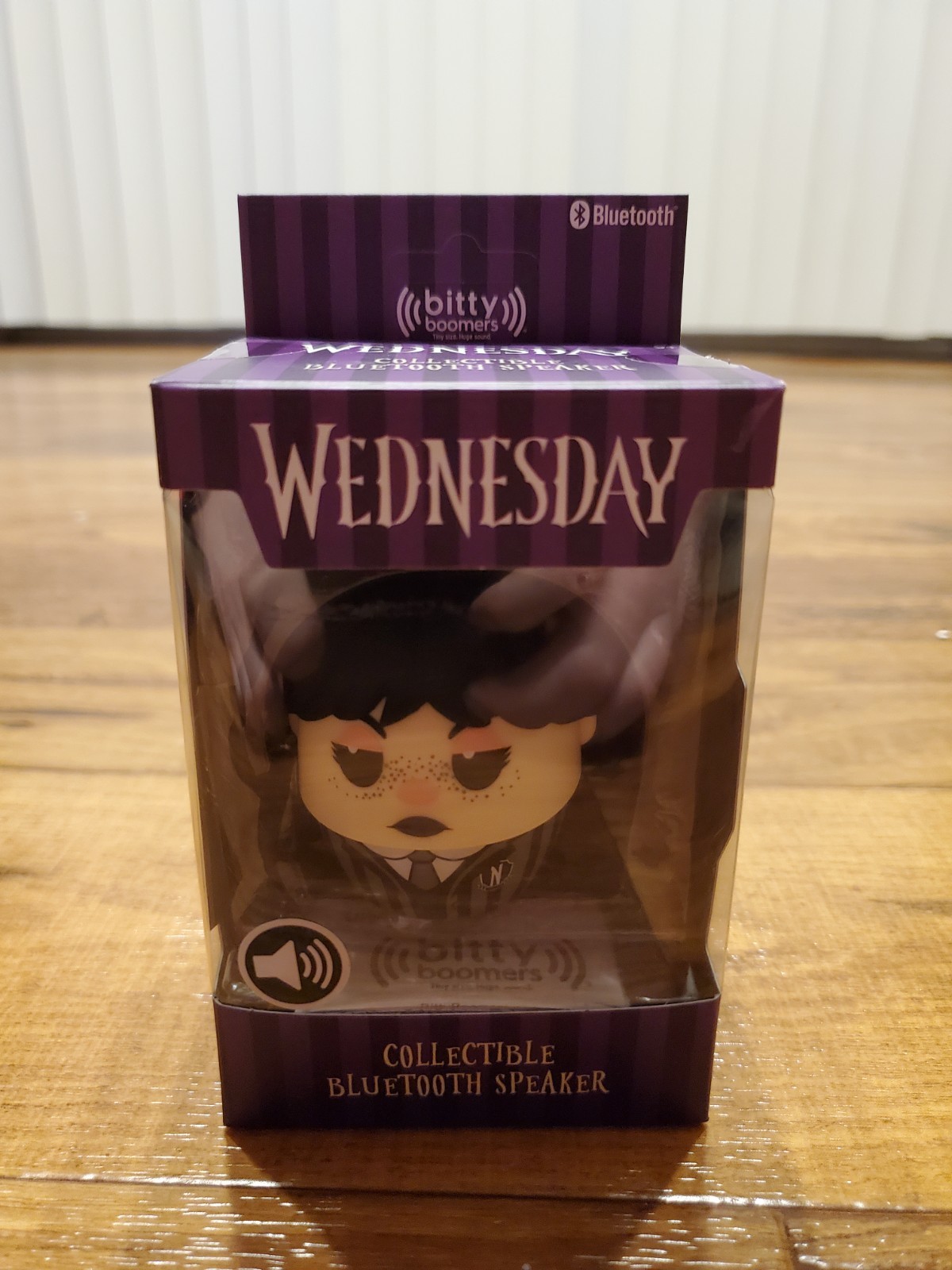 Netflix Wednesday Addams Family Collectible 3D Bitty Boomer Bluetooth Speaker