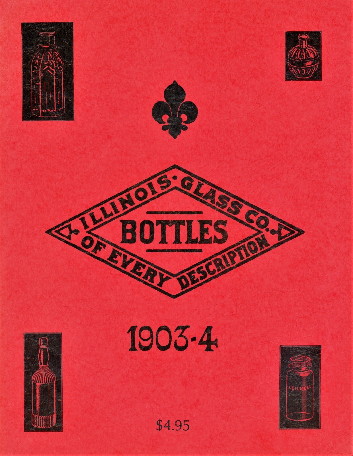 Antique Bottles - Illinois Glass Co. 1903-1904 Catalog Reprint /  Book