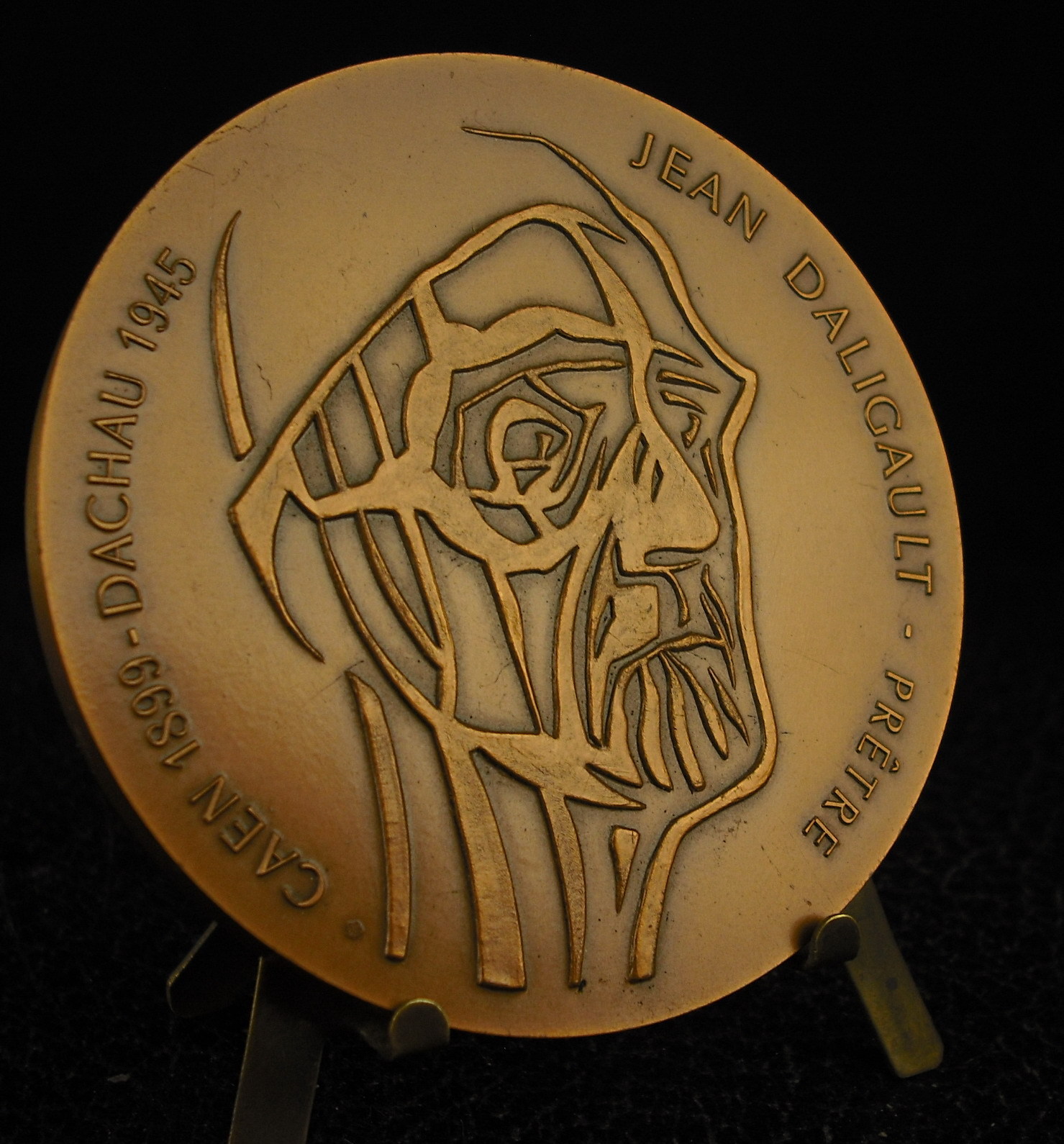 Medal Jean Daily Priest Duty And Artist French 1985 Medal 铜牌