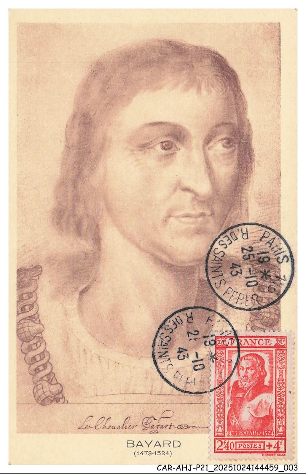 CAR-AHJP21-1048-CARD-MAXIMUM - The Bayard Channeler - 1943