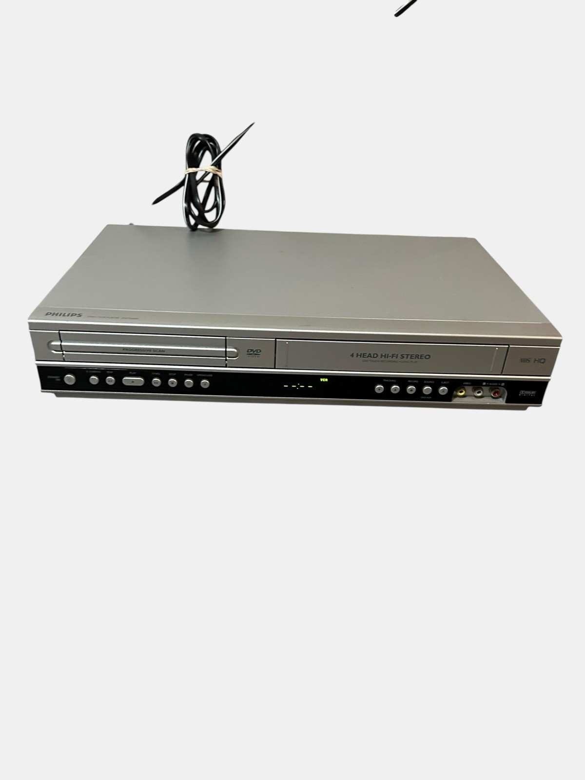 Philips DVD/VCR Combo Model DVP3340VHead Hi-Fi VHS DVD Tested No Remote