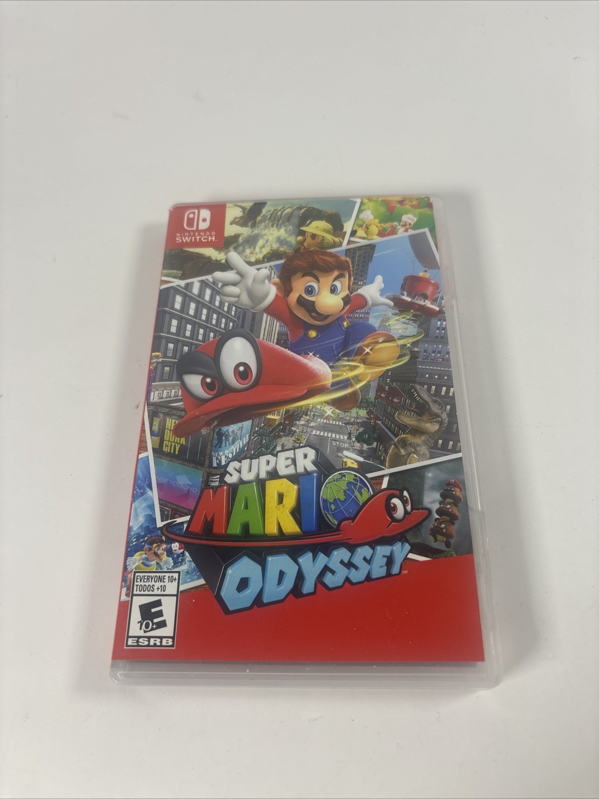 Super Mario Odyssey Nintendo Switch 2017 - Replacement Case & Cover Art ONLY