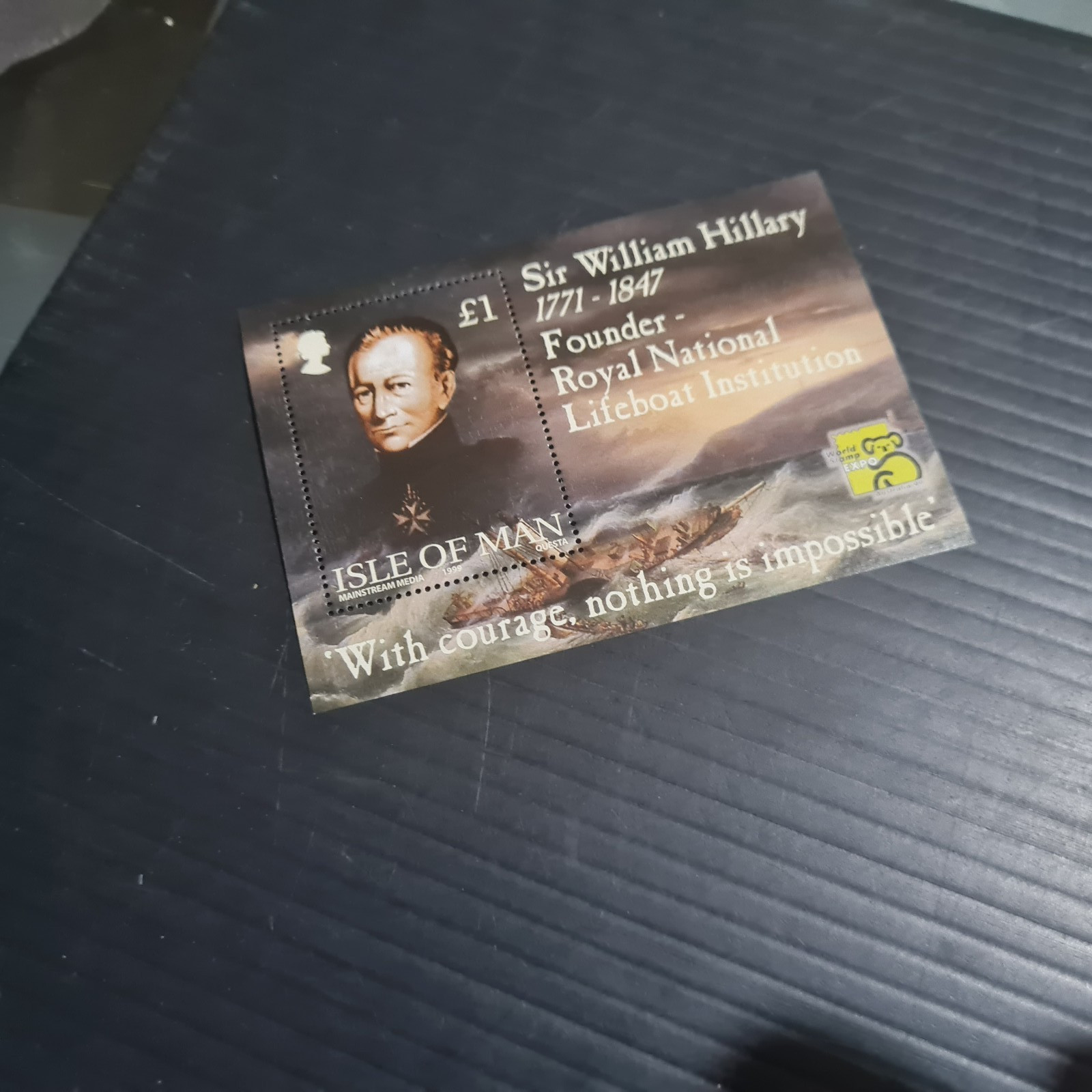 ISLE OF MAN 1999 SG MS839 LIFEBOAT MNH