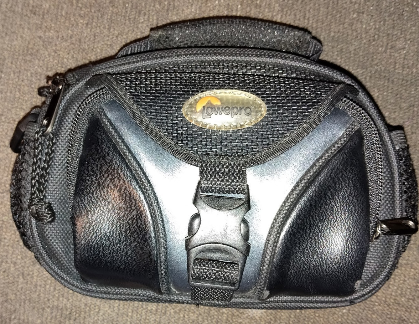 Lowepro vtg Camera Bag Case NO STRAP storage black zipper handle