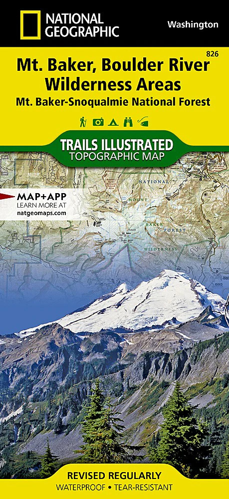 Mount Baker & Boulder River Wilderness: Map #826