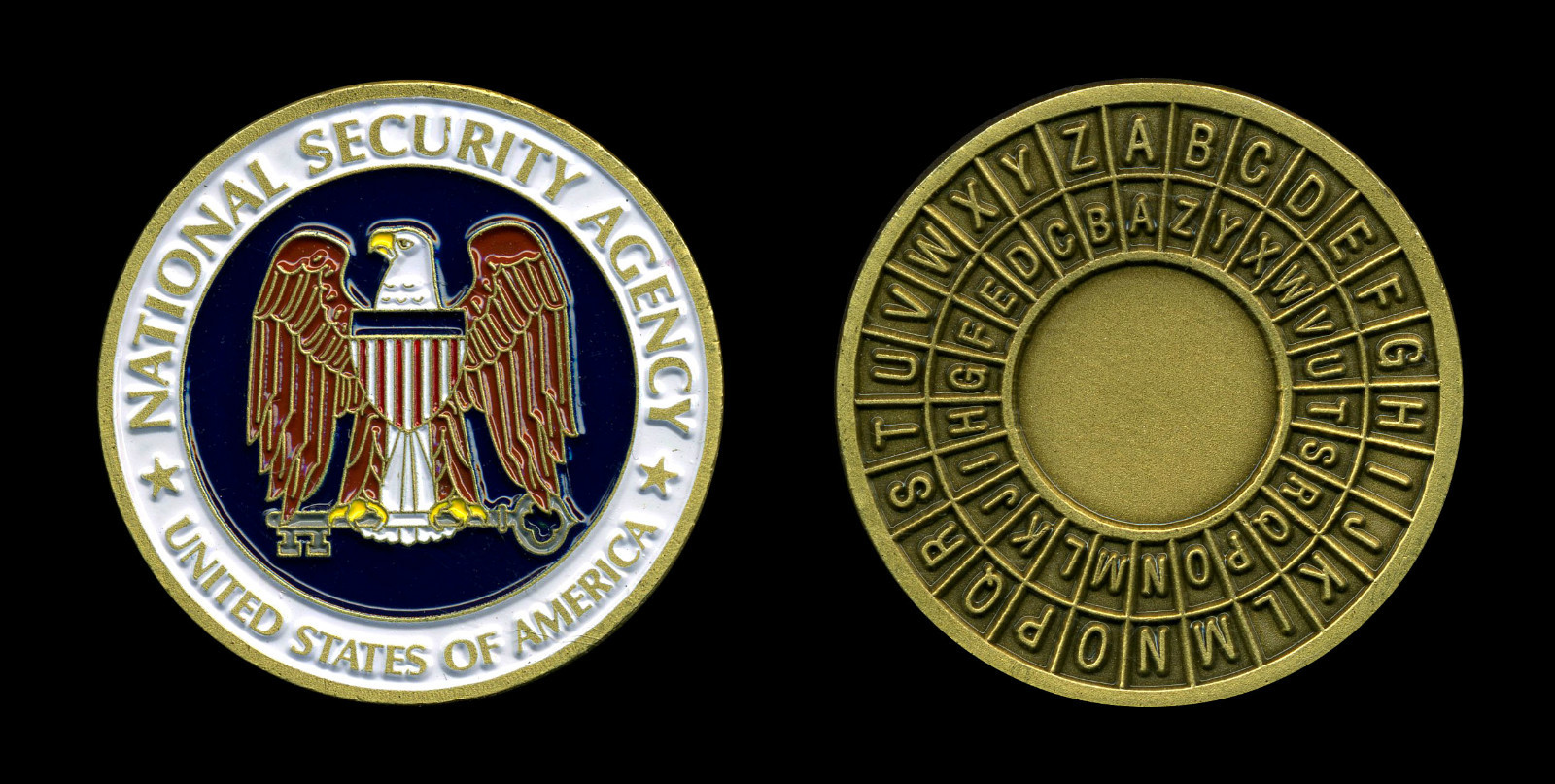 Challenge Coin - US National Security Agency NSA - Fort Meade