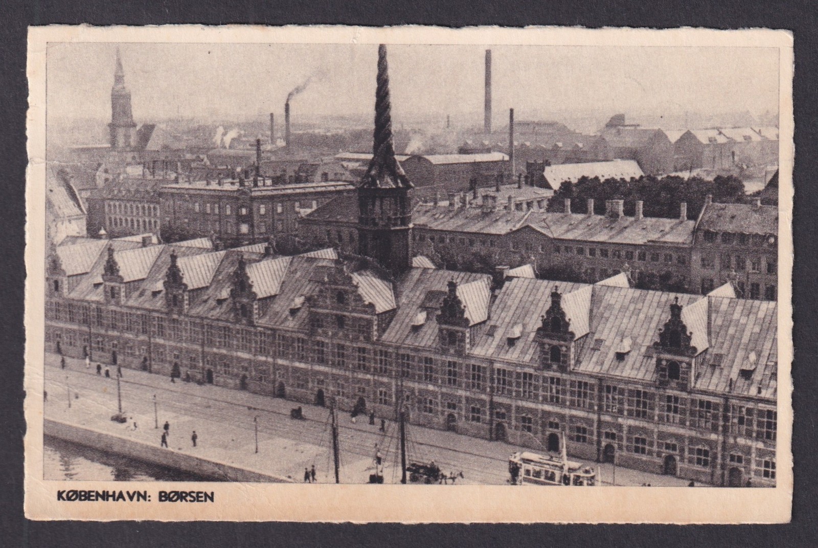 Vintage postcard DENMARK Copenhagen Børsen Stock Exchange