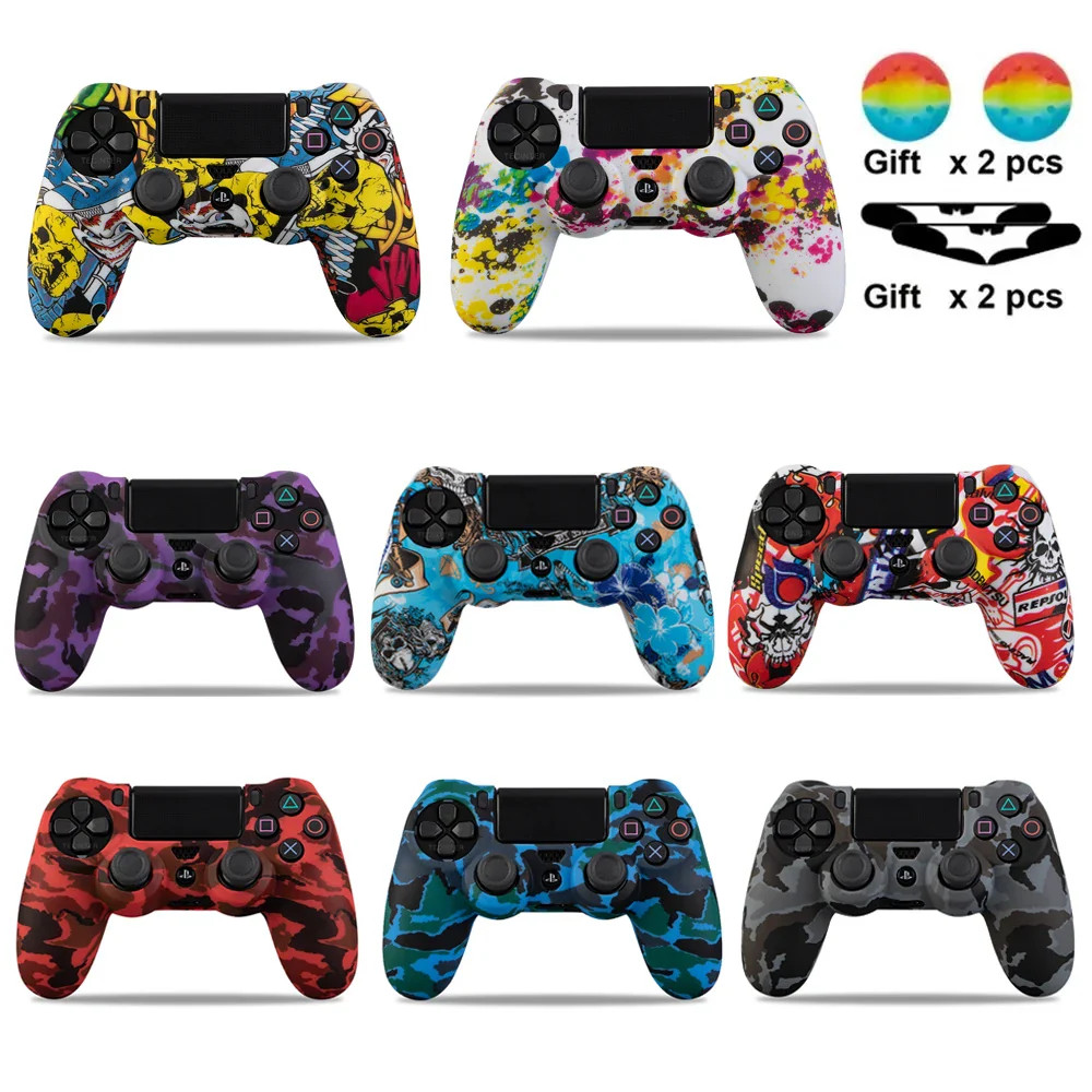 Silicone Rubber Case Cover For SONY Playstation 4 PS4 Controller Protection Skin