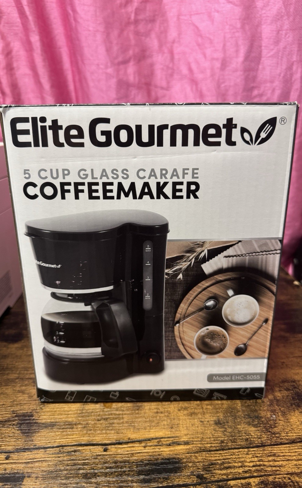 Elite Gourmet - Elite Cuisine 5 Cup Coffeemaker With Pause And Serve