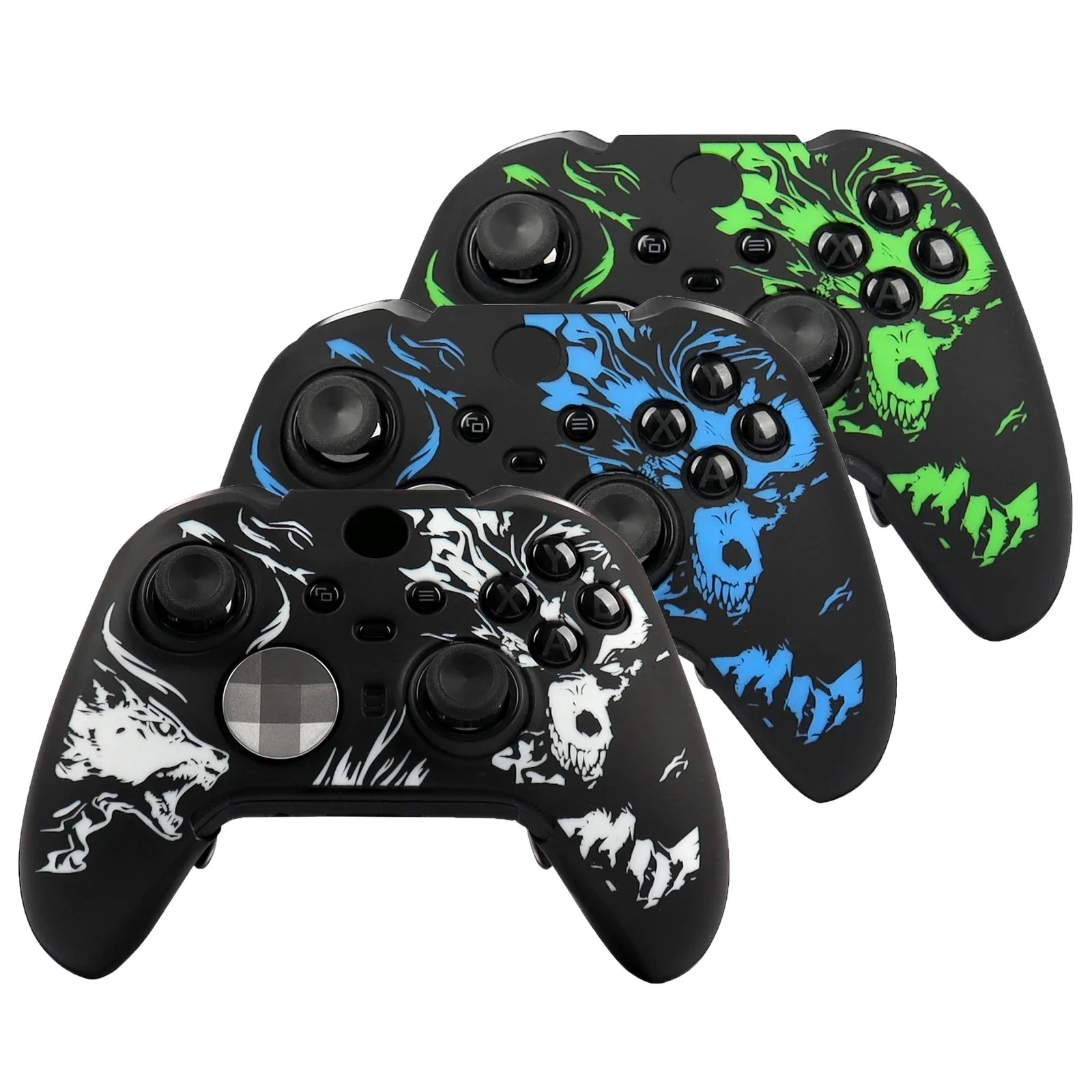 Laser Carving Soft Silicone Protective Case Cover For Xbox Elite Wireless Contro