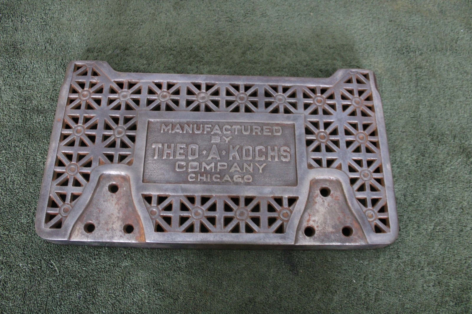 Kochs barber chair-lower footrest