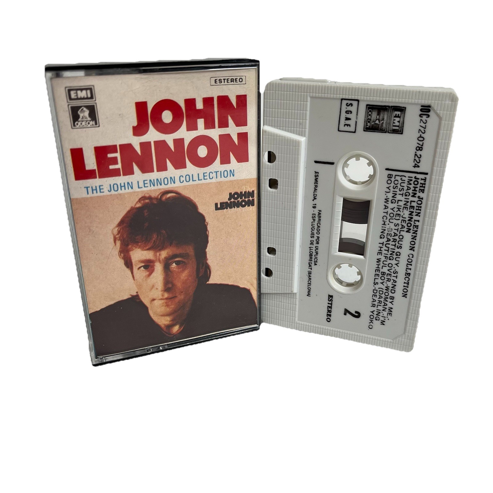 JOHN LENNON - THE JOHN LENNON COLLECTION SPAIN CASSETTE TAPE GREATEST HITS