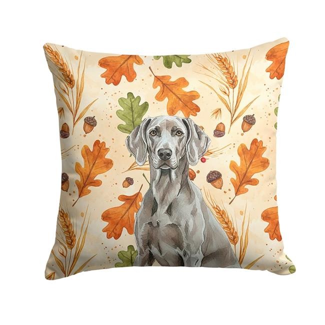 Carolines Treasures WDK8047PW1414 14 x 14 in. Weimaraner Heirloom Fall Throw ...